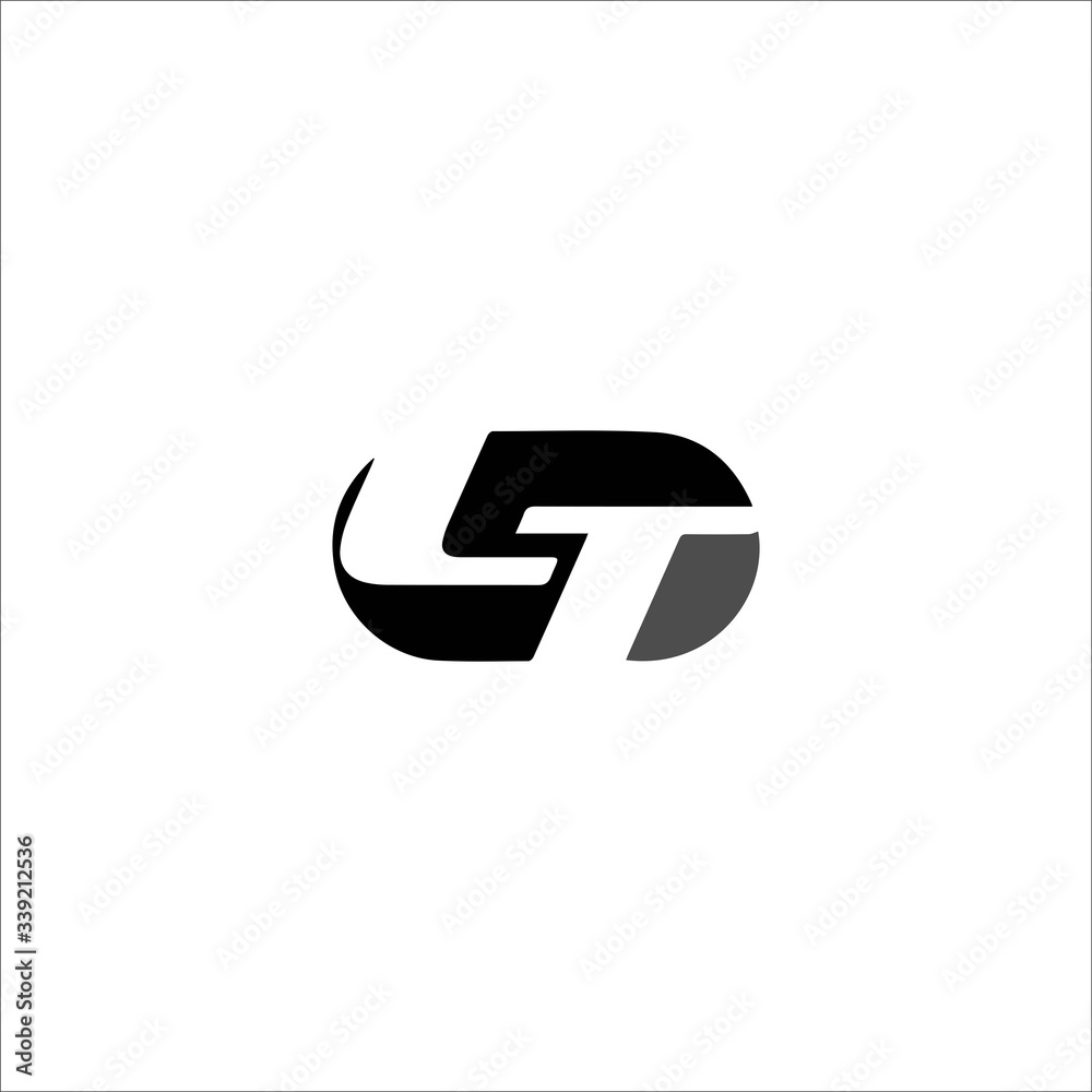 Initial letter lt or tl logo vector design template Stock Vector ...