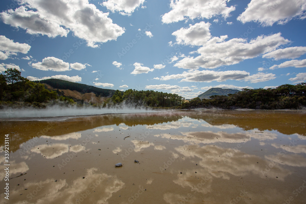 
Champagne Pool in Waiotapu Thermal Reserve, Rotorua, New Zealand
