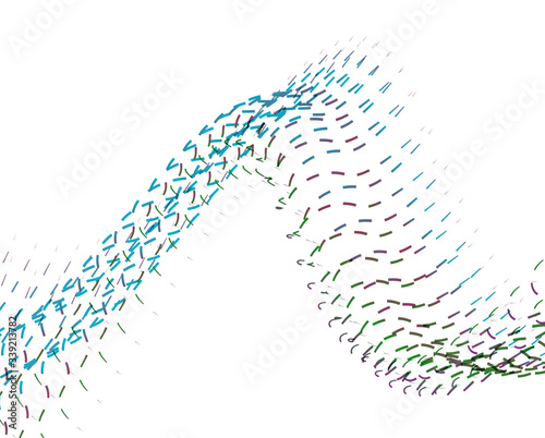 Abstract background blend wave line design for Wallpaper, Banner, Background, Card, Book Illustration, landing page