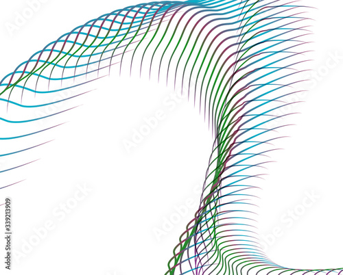 Abstract background blend wave line design for Wallpaper, Banner, Background, Card, Book Illustration, landing page