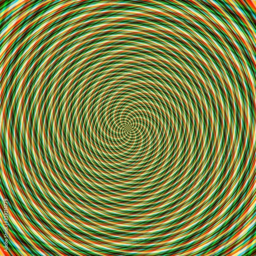 Abstract background illusion hypnotic illustration, rotation fancy.