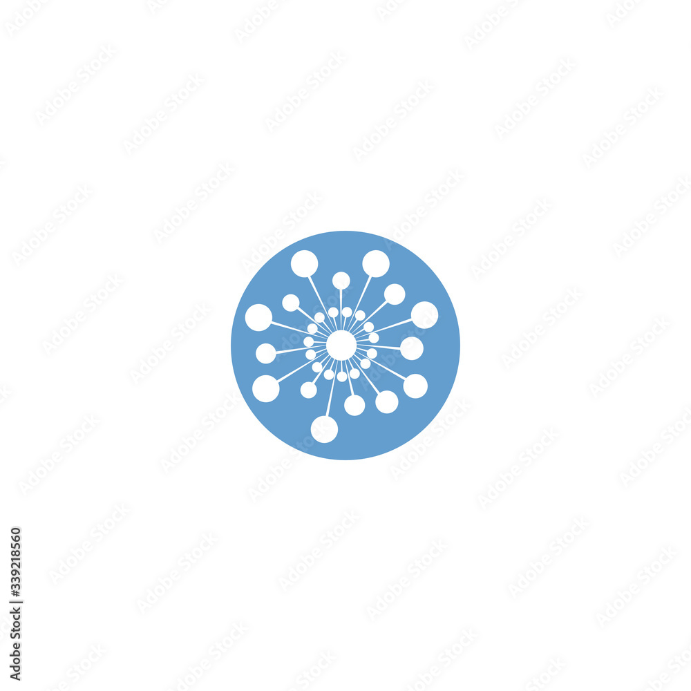 Dandelion Flower Logo Template vector symbol Dandelion Flower Logo Template vector symbol