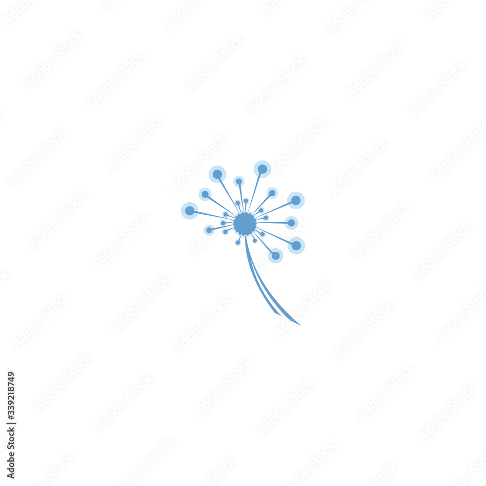 Dandelion Flower Logo Template vector symbol Dandelion Flower Logo Template vector symbol