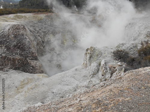 geyser in park national park
