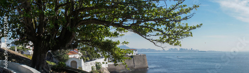 View of Guanabara Bay and Rio de Janeiro - Niteroi Bridge, Brazil