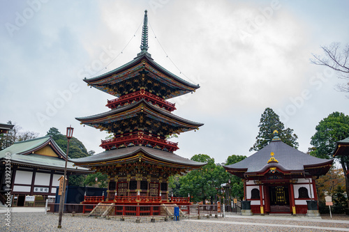 Naritasan Shinshoji Temple attached Naritasan Park - Highly Popular Buddhist temple complex in Narita City.