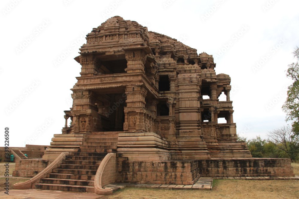 The beautiful Sas Bahu Ka Mandir Temple, Gwalior , India
