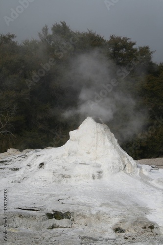 geyser in park national park