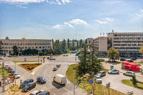 Novi Sad, Serbia September 17, 2019: City Centre (serbian: Stari Grad) is an urban neighborhood of the city of Novi Sad, Serbia. It is the main part of Novi Sad. 