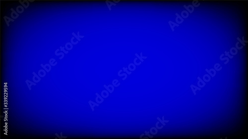 Blue screen saver template with tinted edges. Vector