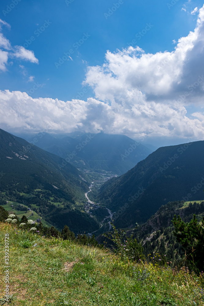 Obraz premium Observation deck Roc Del Quer, Andorra.