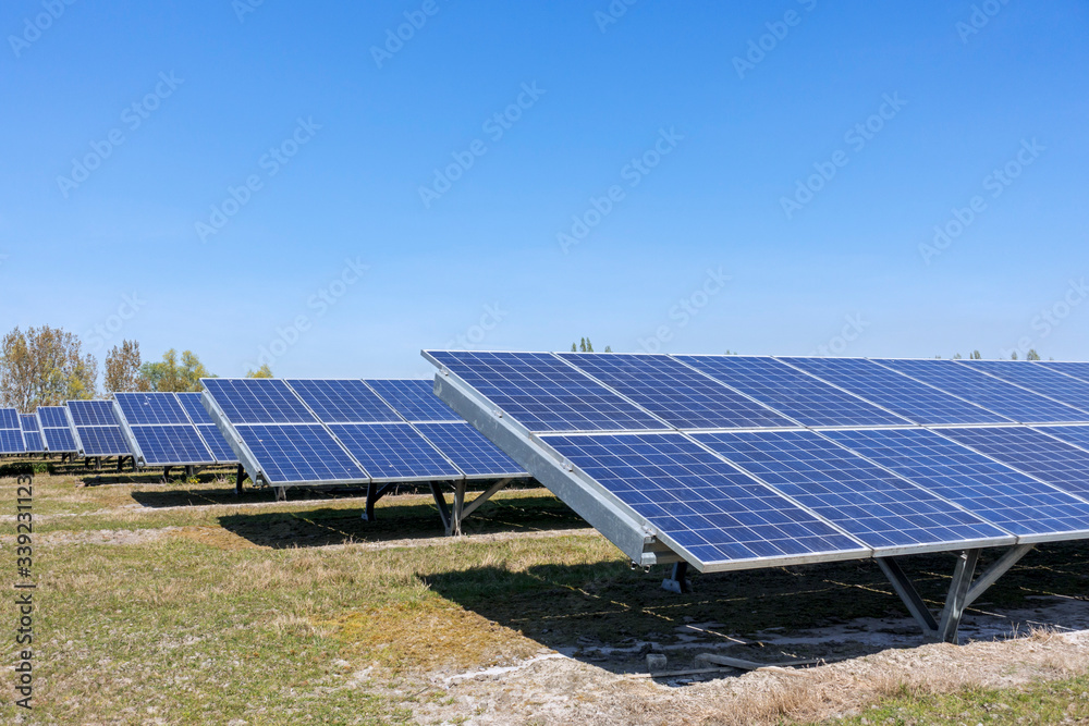 Solar panels of photovoltaic power station / solar park for the supply of electricity Solar panels of photovoltaic power station / solar park for the supply of electricity