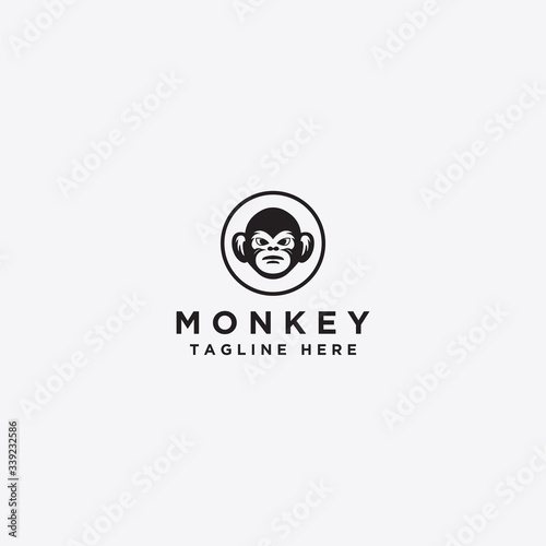 Monkey Logo Icon Design Template Illustration Vector Free Download Monkey Logo Icon Design Template Illustration Vector - GFXLoad