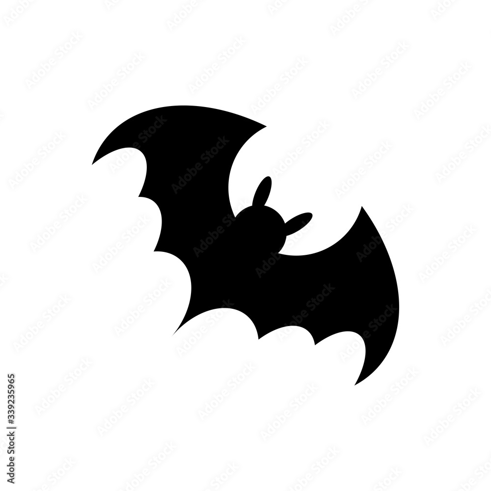 Fototapeta premium Bat icon vector design template