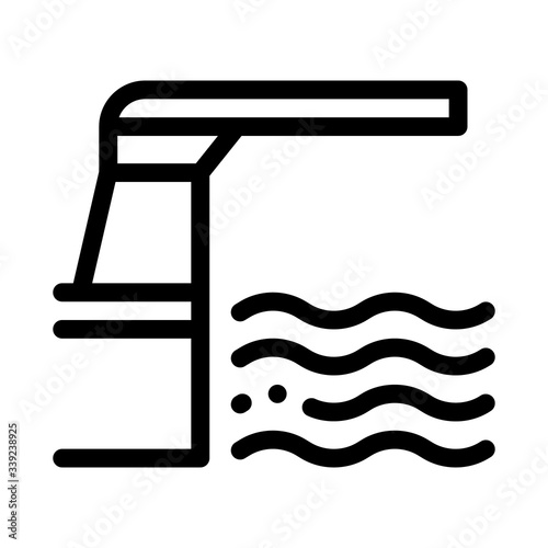 water level meter icon vector. water level meter sign. isolated contour symbol illustration