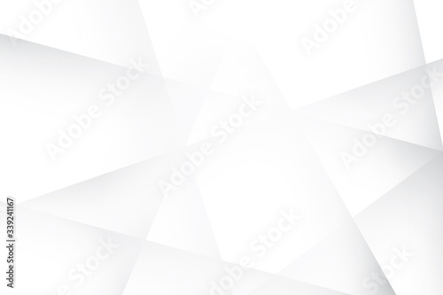 Abstract geometric white and gray color background.  Vector, illustration.