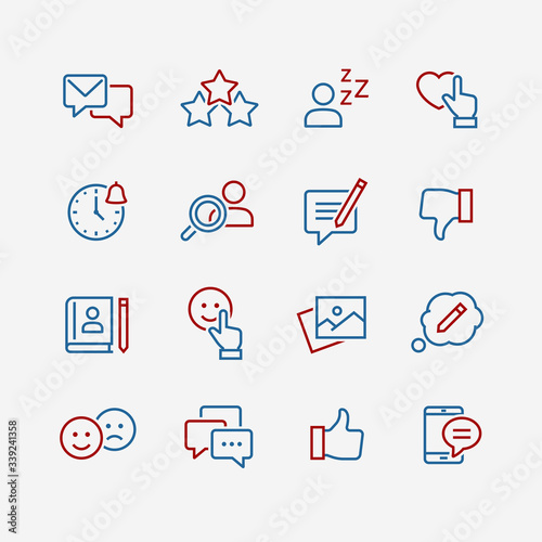 Wallpaper Mural Social Networks Vector Icons set
 Torontodigital.ca