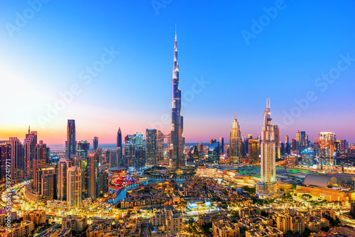 Amazing view on Dubai futuristic skyline center, Dubai, United Arab Emirates © Rastislav Sedlak SK