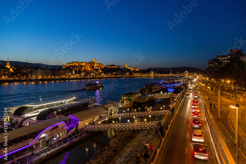 Canvas Print Old and beautiful Budapest, Hungary's capital