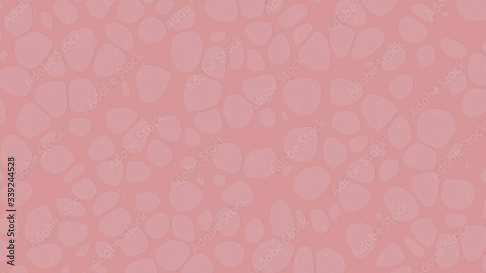 high resolution pink cellular background abstract design , 3d illustration