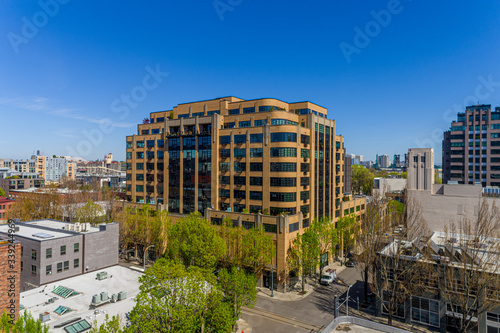 1920's inspired Modern Loft Building in Downtown Portland Oregon photo