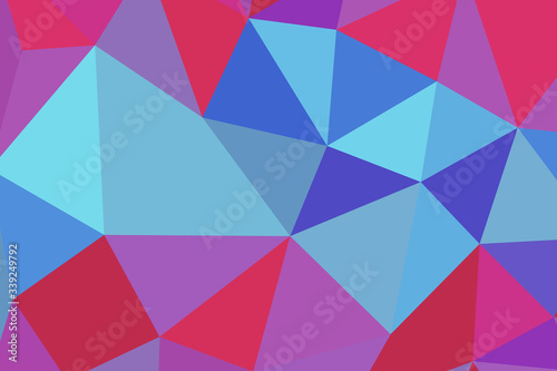 Red and Blue modern geometric abstract background. Abstract geometric invitation or banner new background. Vector illustration EPS 10.