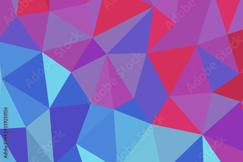 Red and Blue modern geometric abstract background. Abstract geometric invitation or banner new background. Vector illustration EPS 10.