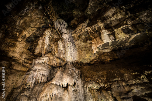 Howe Caverns Spelunking stalagmites stalagtites upstate New York photo