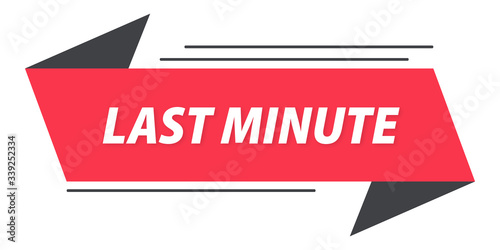 last minute bannière