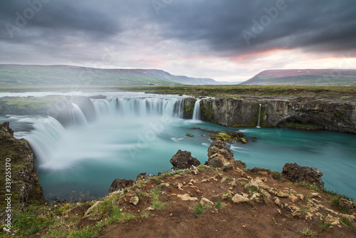Go  afoss waterfall in Iceland