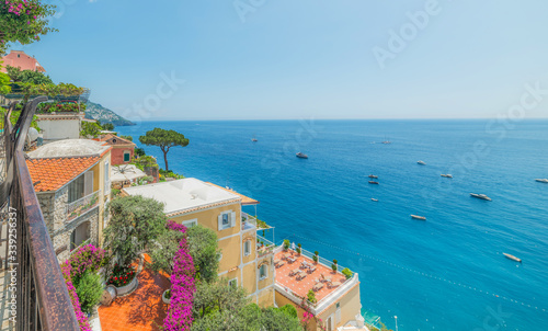Beautiful seascape in world famous Positano
