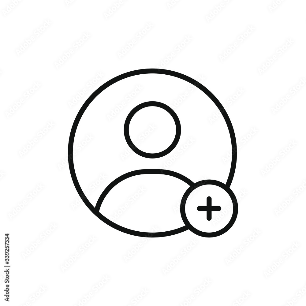 add friend icon vector illustration add friend icon vector illustration