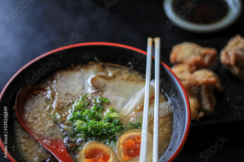 Ramen is a dilicious Japanese food photo