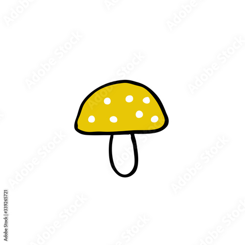 amanita doodle icon