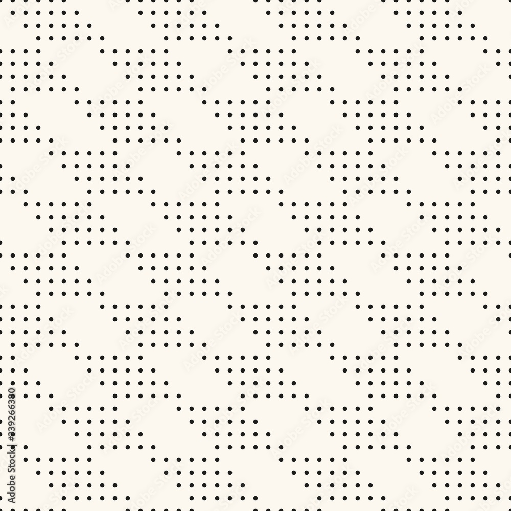 Vector seamless modern monochrome pattern. Vector seamless modern monochrome pattern.