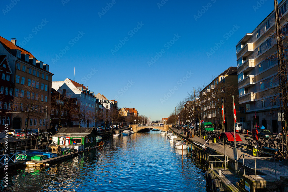 Canal em Copenhaga