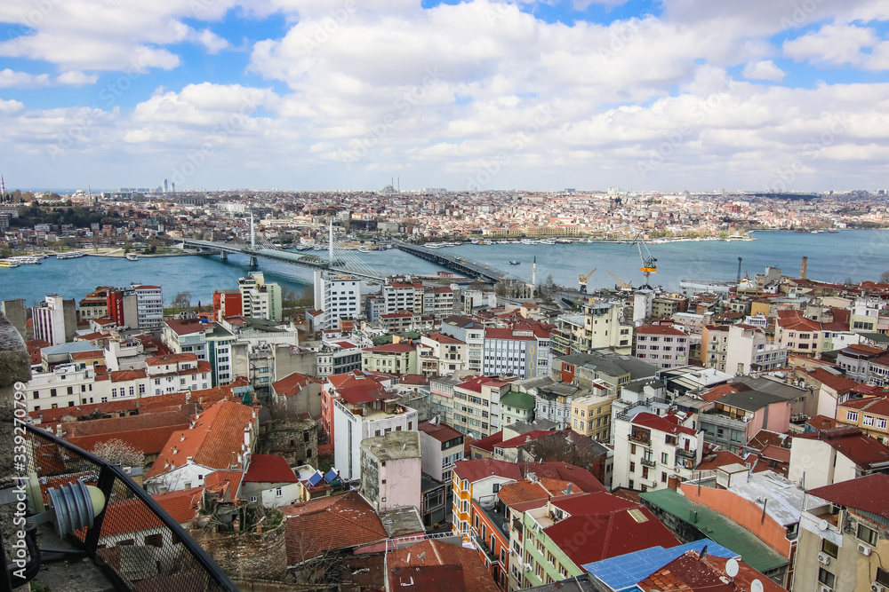 Naklejka premium Panorama of Istanbul