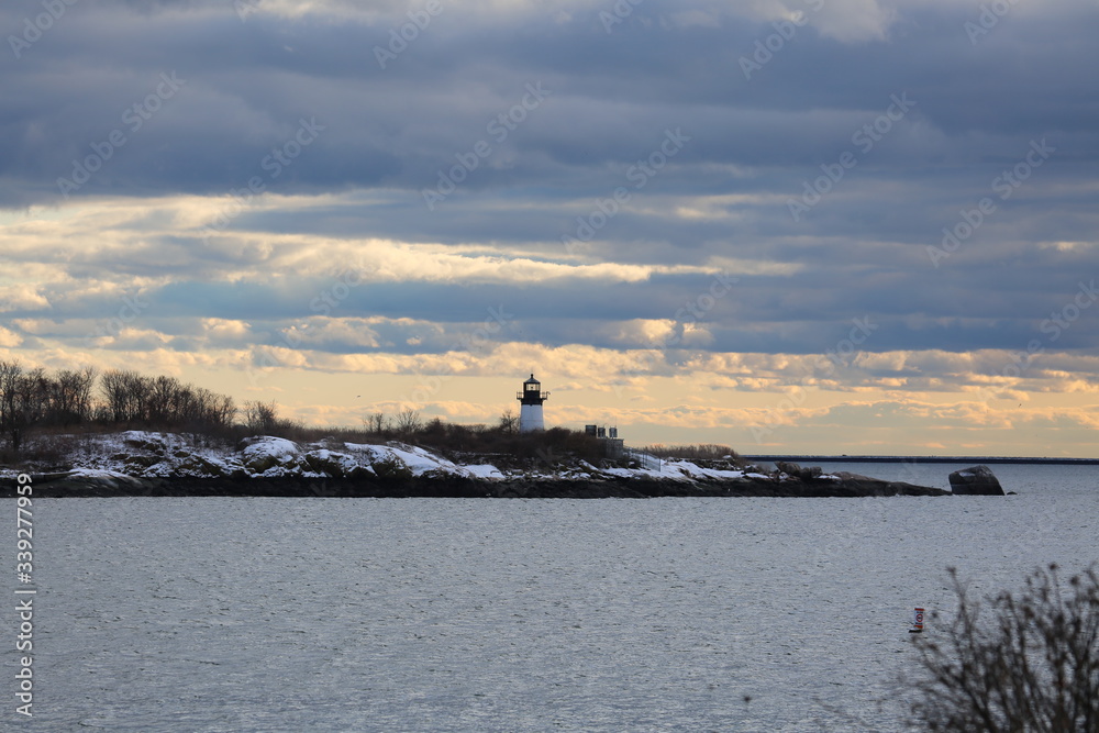 Fototapeta premium Lighthouse at Sunset