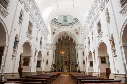 Toledo / Spain. 04/24/2016.Interior of the Church of San Ildefonso, Toledo