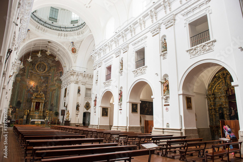 Toledo / Spain. 04/24/2016.Interior of the Church of San Ildefonso, Toledo