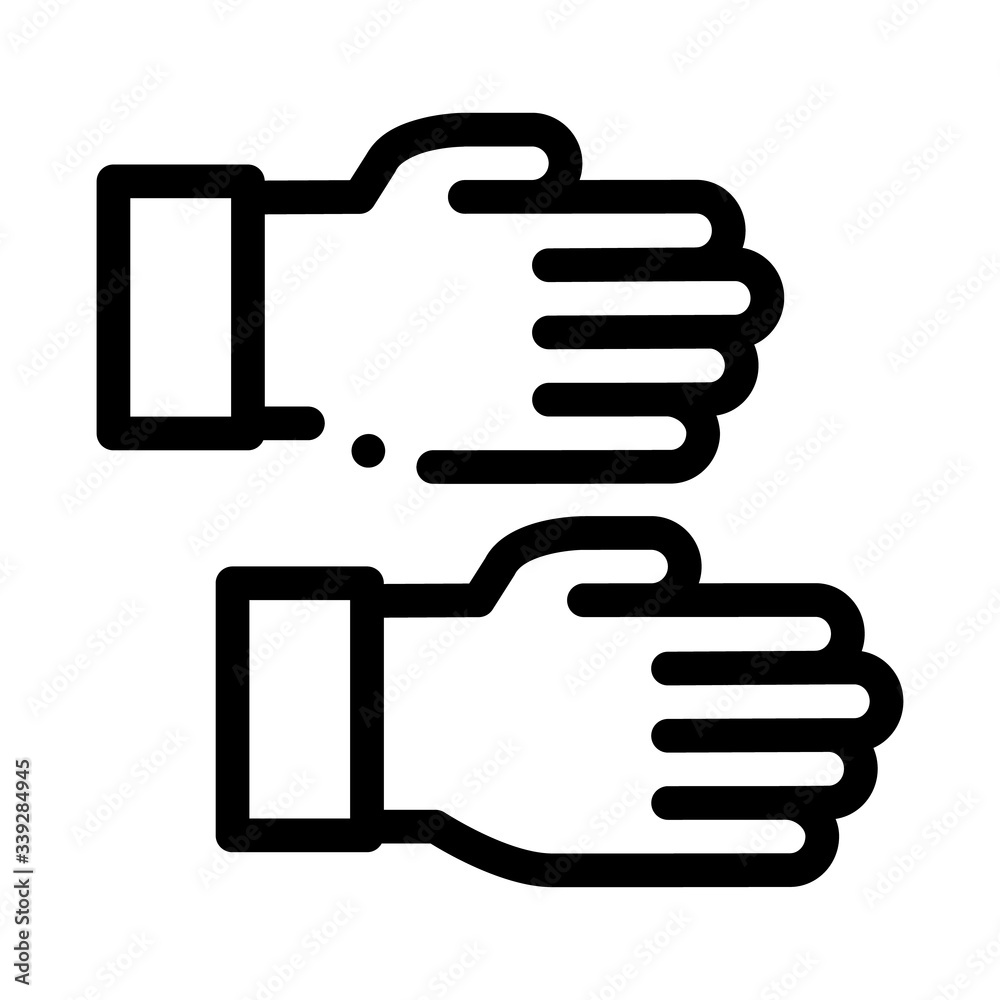 work gloves icon vector. work gloves sign. isolated contour symbol illustration work gloves icon vector. work gloves sign. isolated contour symbol illustration