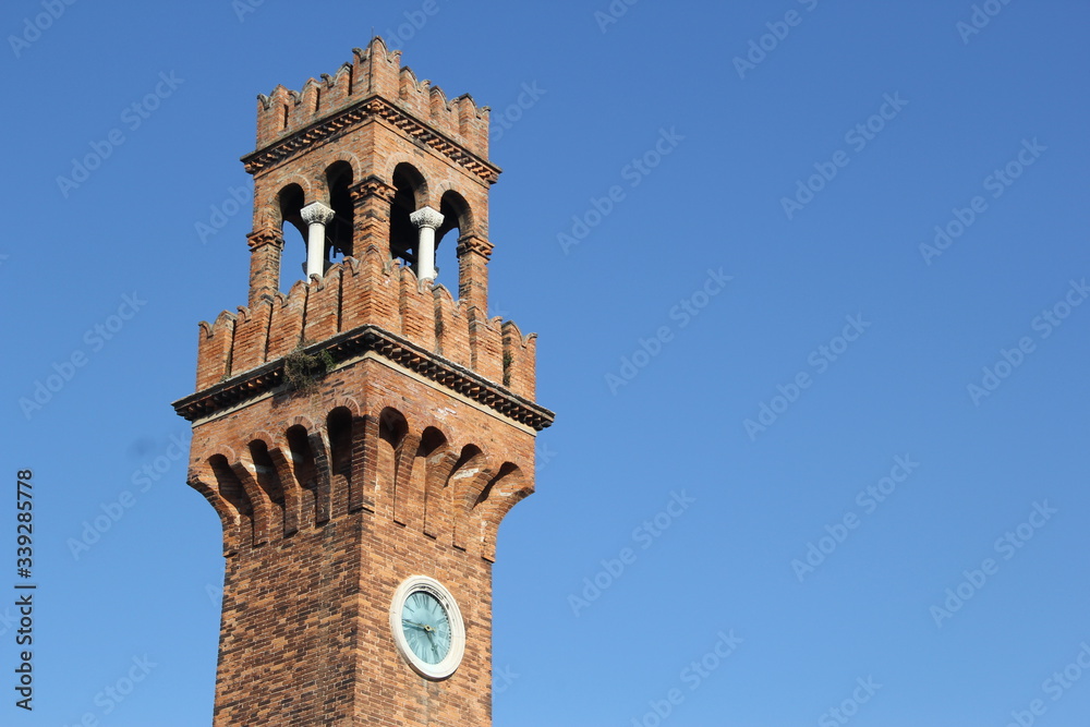 Bell Tower in Murano, Italy