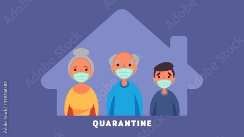 Elderly people and children Group of people at high risk of getting infected with Covid-19