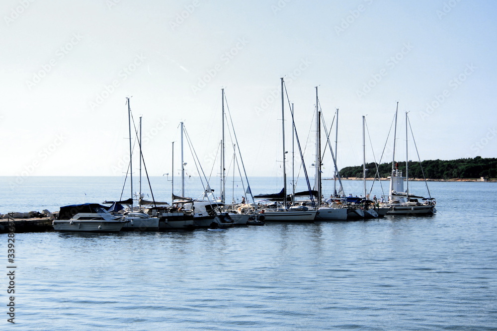 port of Novigrad,  Istria, Croatia