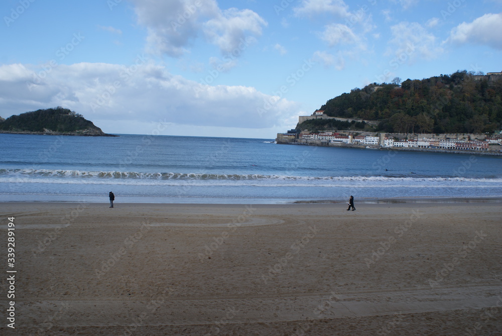 San Sebastian is a very beautiful Spanish city in the Basque Country