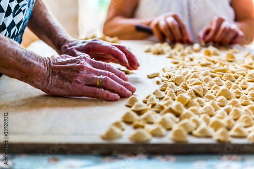 Making Orecchiette photo