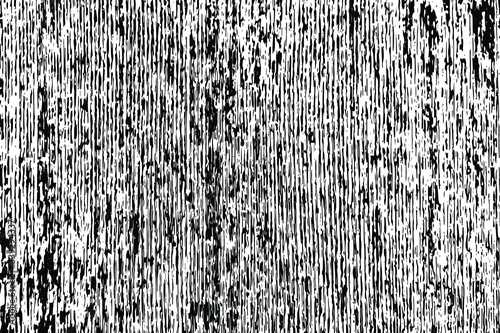 Grunge texture of the wood surface, unevenly erased. Abstract rough background with noise, dirt and spots. Vector illustration. Overlay template.