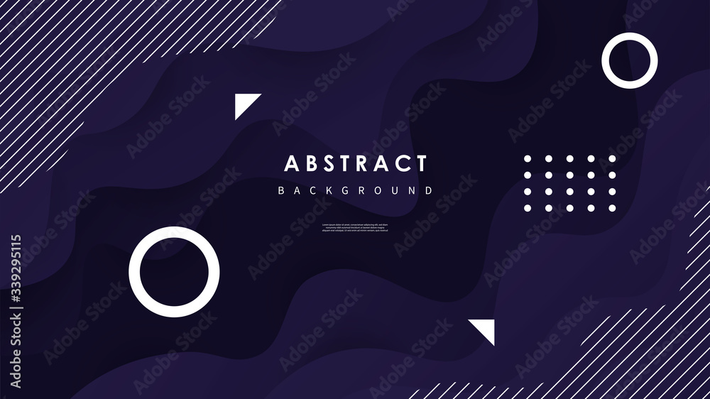 Abstract wave background with colorful shapes Vector