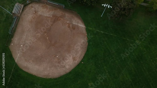 Empty Youth Baseball Field No Kids No Sports Grass Diamond Virus Desolate 