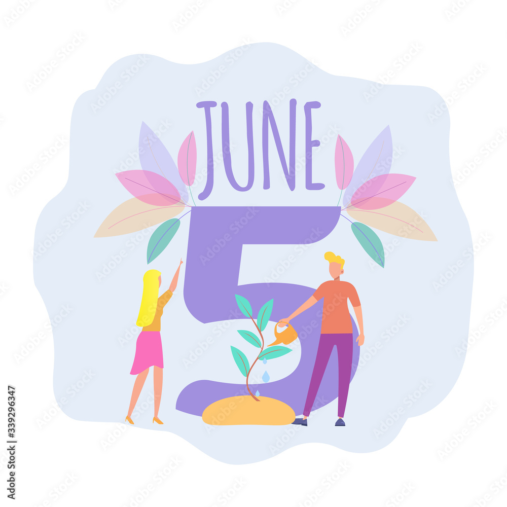 World Environment Day. June 5th. Pollution of the planet, global warming, greenhouse gas emissions. Colorful vector illustration. World Environment Day. June 5th. Pollution of the planet, global warming, greenhouse gas emissions. Colorful vector illustration.
